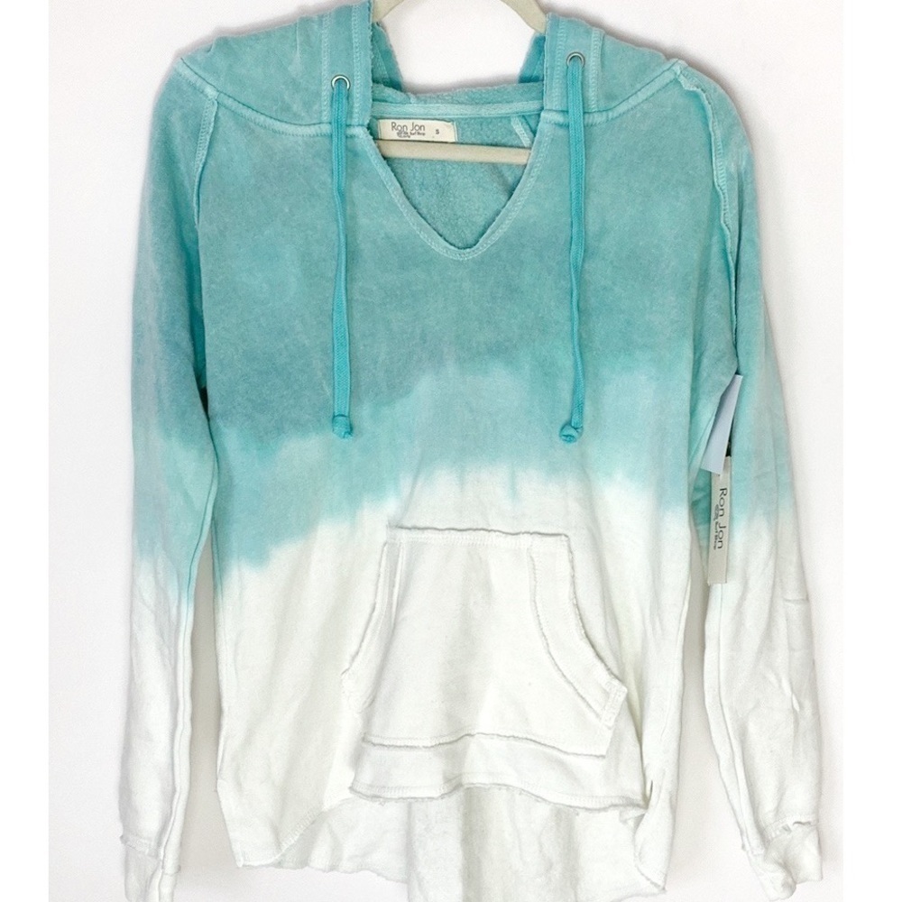 Ron Jon tie dye hoodie sweatshirt with Orange Beach on sleeve NWT
